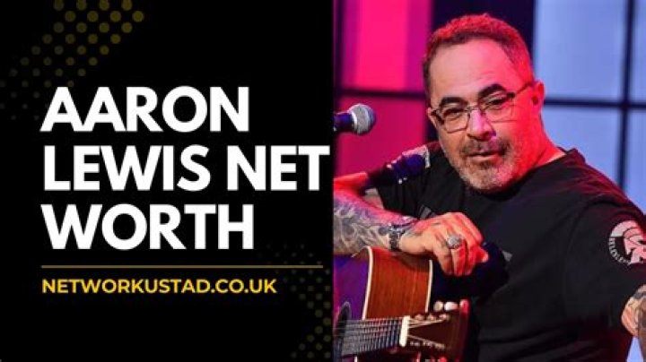 Aaron Lewis' Net Worth (Updated 2024)