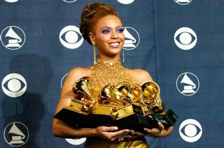 Beyonce has the most grammys won by a female artist in one night.