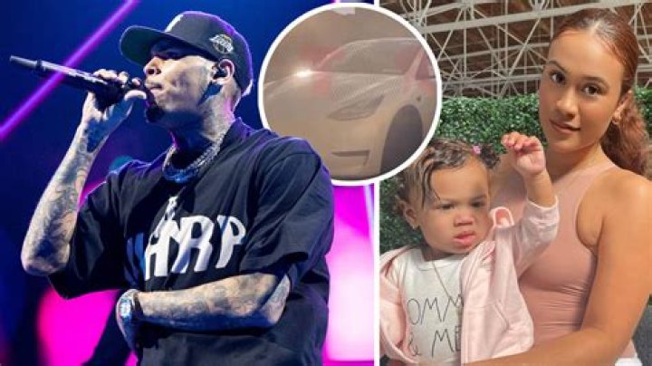 Chris Brown buys Tesla for baby mama Diamond Brown