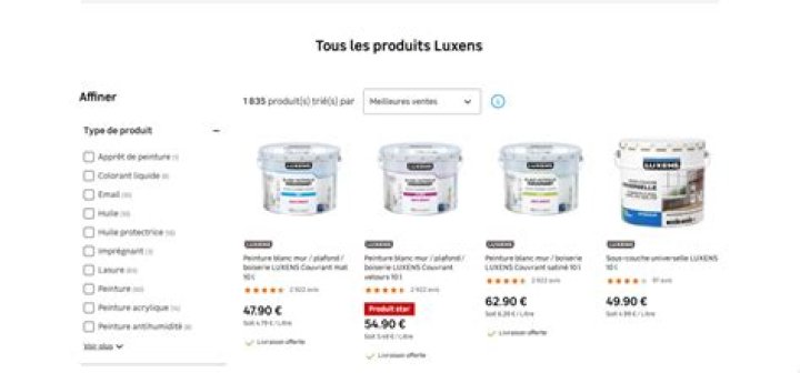 Catalogue de vente en gros