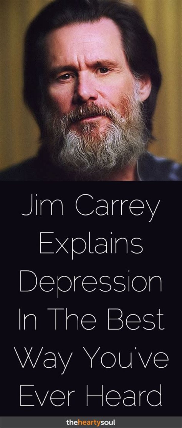 Funnyman Jim Carrey Opens Up About His Mental Health Battles