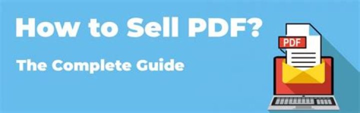 Comment vendre un PDF - Le guide complet