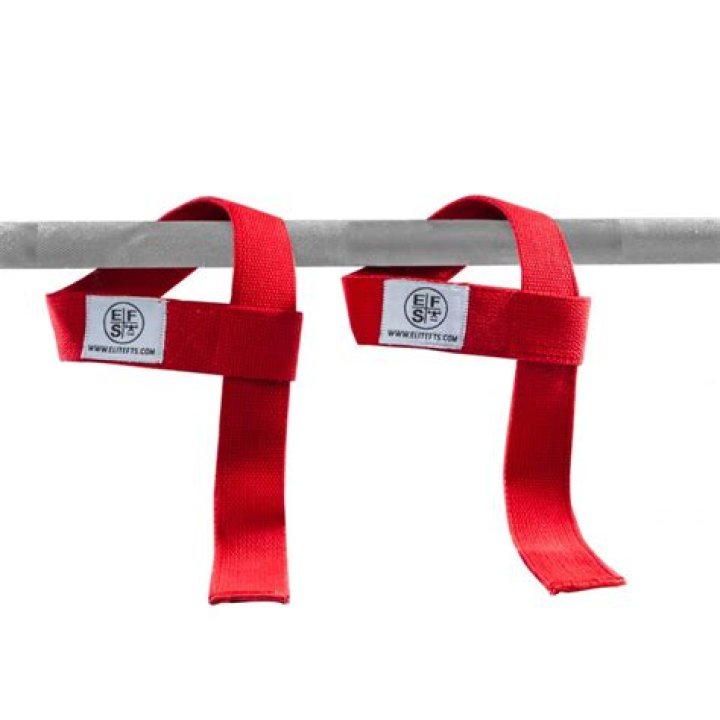 EliteFTS Red Lifting Straps| Garage Gym Reviews