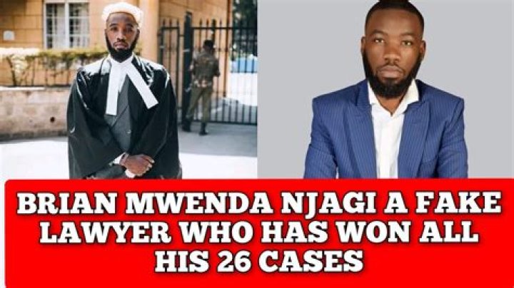 Fake Lawyer Brian Mwenda At DCI Offices for Questioning