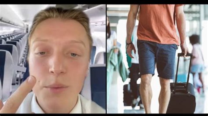 Flight attendant warned passengers to never wear shorts on a plane
