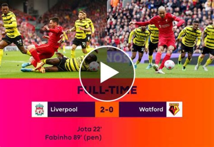 FT: Liverpool 2-0 Watford, The Reds Top EPL Table (VIDEO HIGHLIGHTS)
