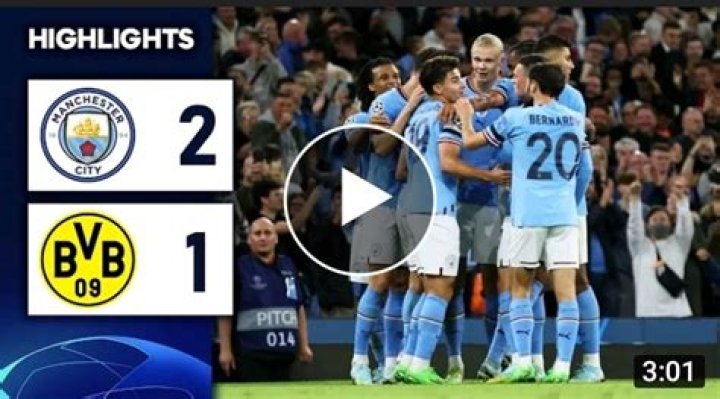 FT: Manchester City 2-1 Borussia Dortmund, Erling Haaland STRIKES! (VIDEO HIGHLIGHTS)