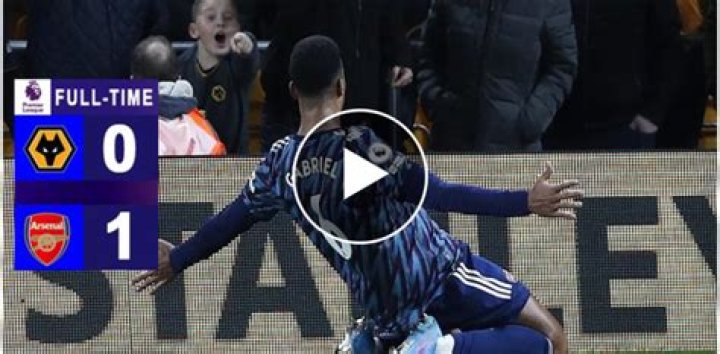 FT: Wolves 0-1 Arsenal, Gabriel Strikes For 10-Man GUNNERS! (VIDEO HIGHLIGHTS)