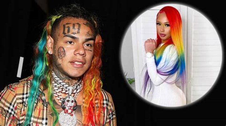 Tekashi 6ix9ine’s girlfriend Jade shows off new rainbow hair in honour of rapper