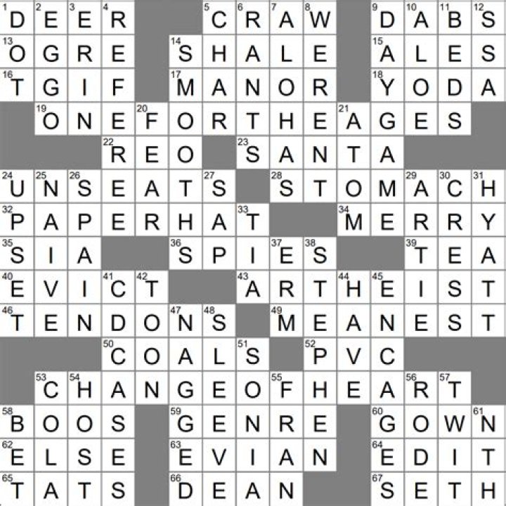 Irish Daily Mail Mailword Large Grown-ups Crossword Clue Answers with 6 letters