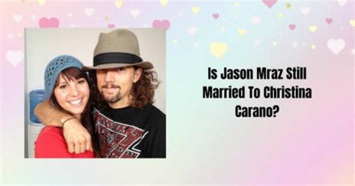 Is Jason Mraz Still Married To Christina Carano, Relationship, Dating, Partner