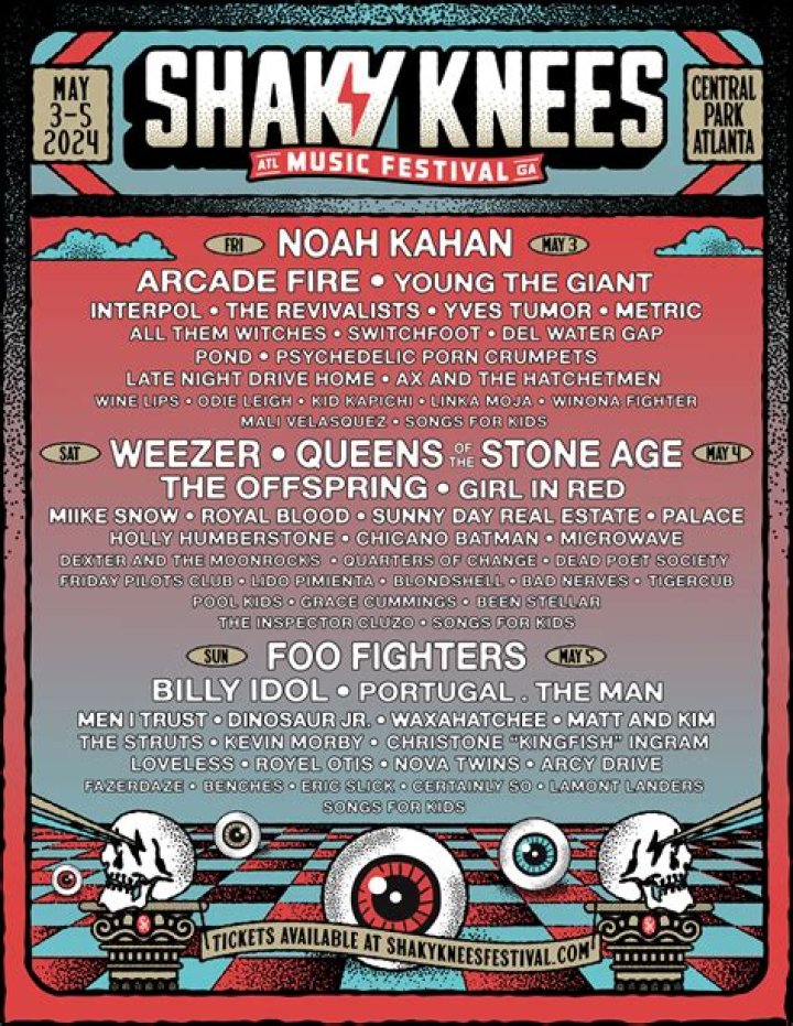 Jack White, Queens of the Stone Age and The National to Headline Shaky Knees Music Festival