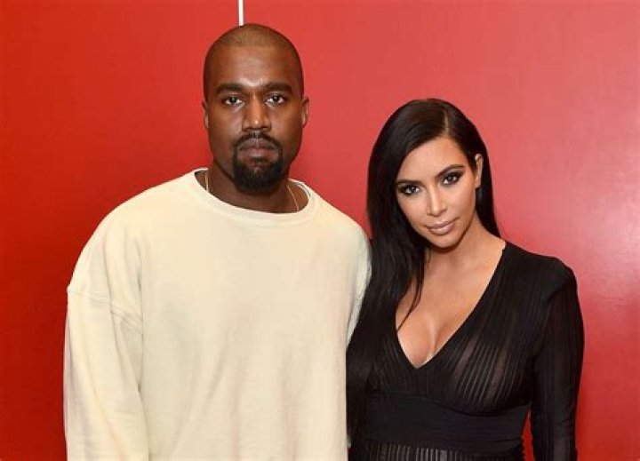 Kanye West and Kim Kardashian went camouflage on the MTV VMAs red carpet.