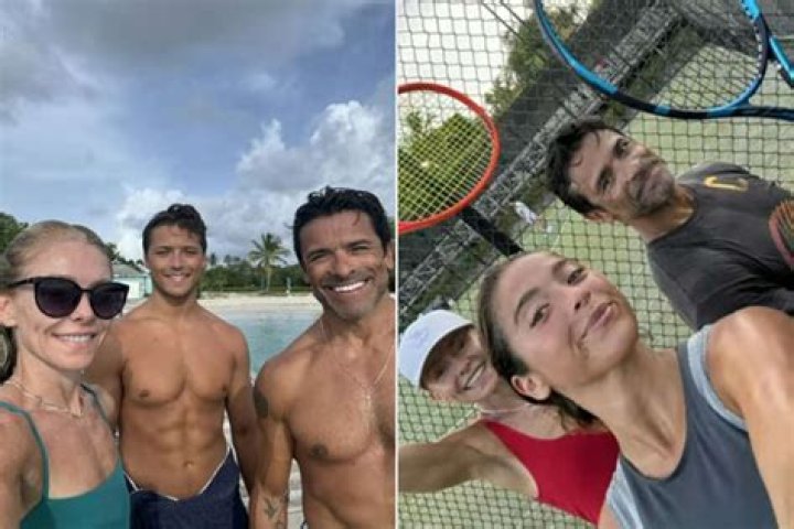 Kelly Ripa Flirts With Husband Mark Consuelos in Throwback Photo of Them Kissing