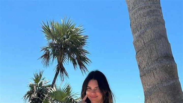Kendall Jenner made sure to catch some rays.