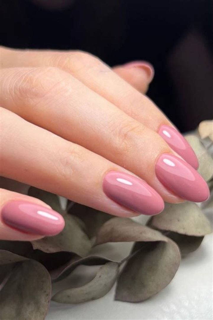 Lady Gaga's Dusty Rose Manicure Is an Edgy Take on the "Your Nails But Better" Trend