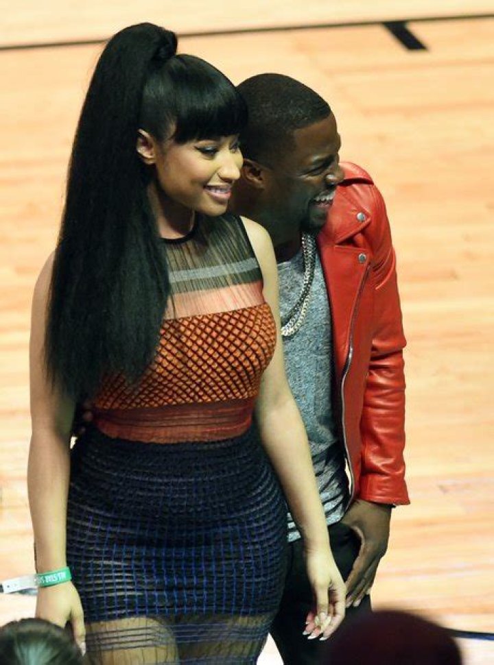 Nicki Minaj and Kevin Hart had a laugh together. 