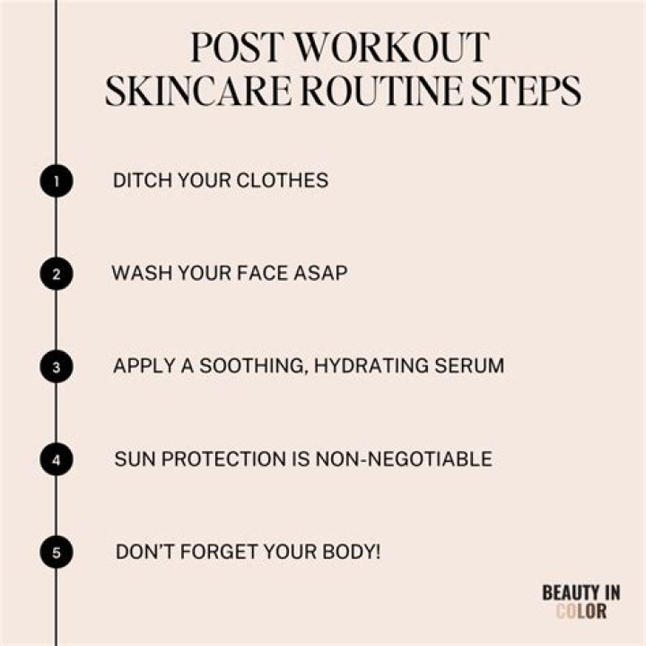 The Ideal Post-Workout Skincare Routine, Explained