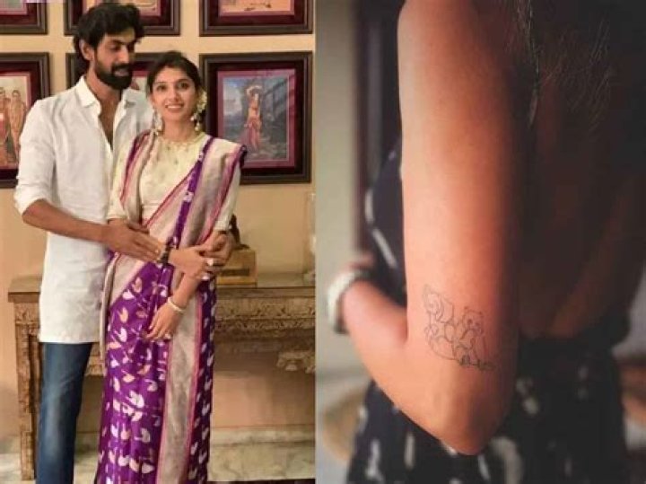 Rana’s Wife Flaunts Her New Tattoo