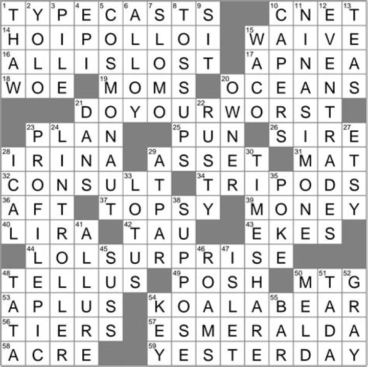 Resting place Crossword Clue Puzzle Answer With 5 letters