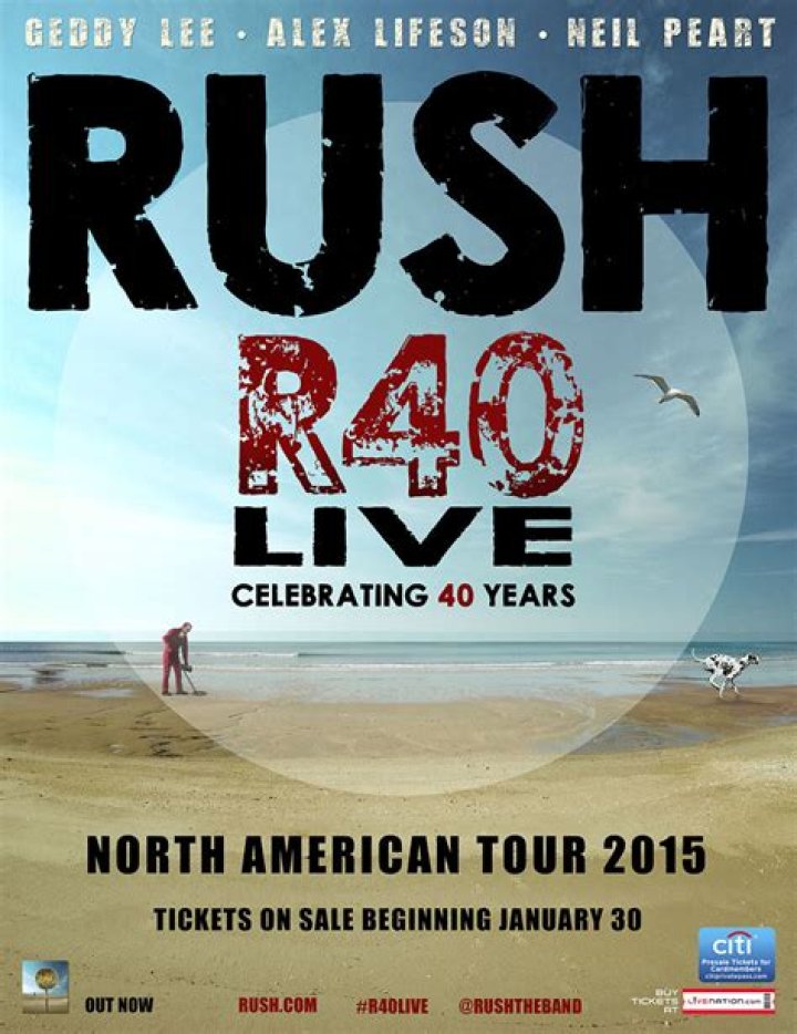 Rush Announce R40 LIVE 40th Anniversary Tour