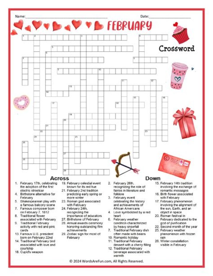 Trending Crossword Answers for February 02 2024