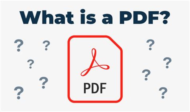 What is a PDF?