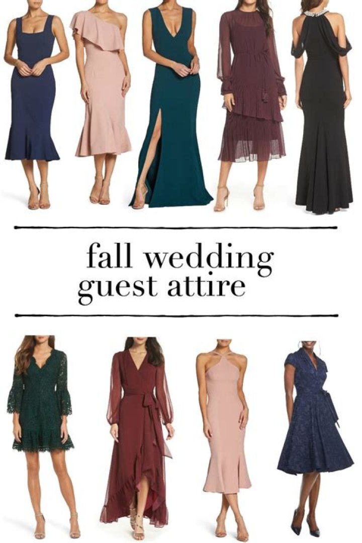 24 Fall Wedding Guest Dresses for Autumnal Celebrations