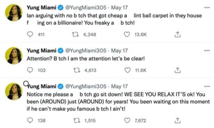 Yung Miami and Gina Huynh beef over Diddy explained